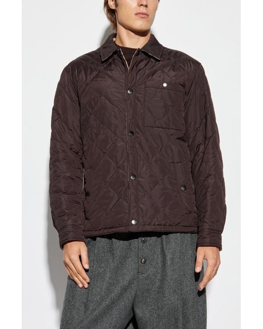 Burberry Brown Reversible Jacket "Brighton" for men