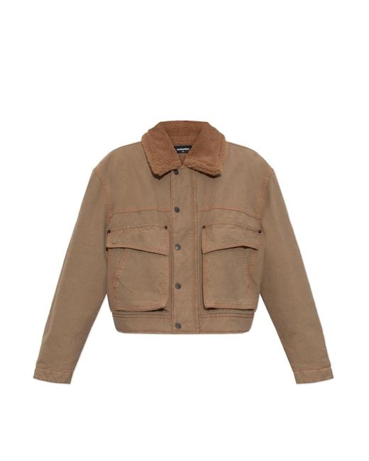 DSquared² Natural Jacket With Collar