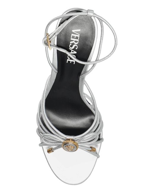Versace Pink Heeled Sandals