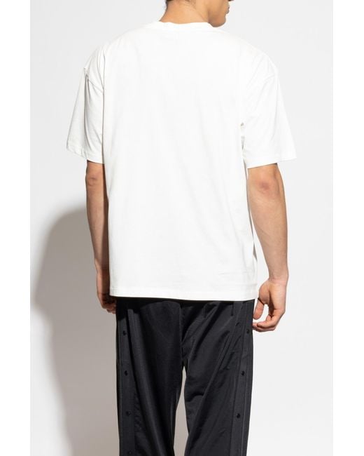Represent White Oversize 'Initial' T-Shirt for men