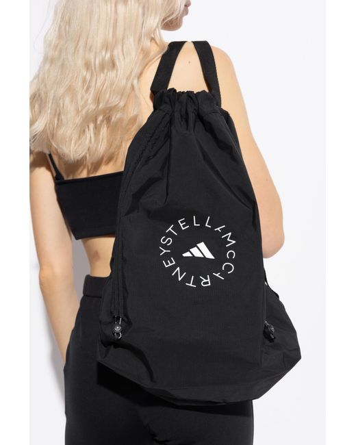 Adidas By Stella McCartney Black Backpack With Logo