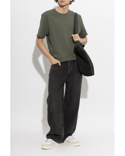 AllSaints Green T-Shirt "Ellis" for men