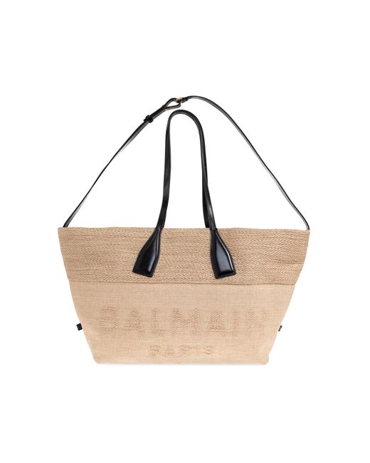 Balmain Natural Shopper-Type Bag