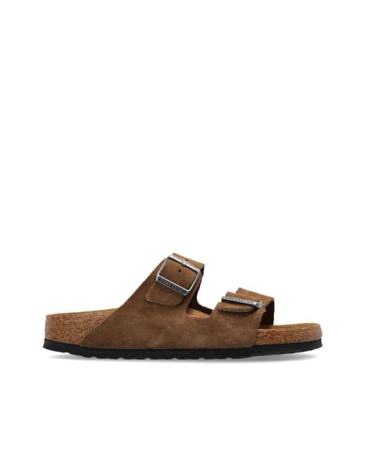 Birkenstock Brown Slippers 'Arizona'