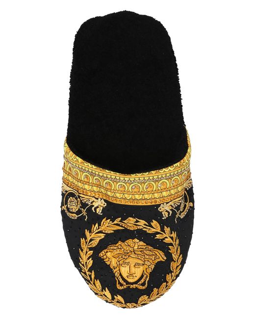 Versace White Cotton Slippers for men