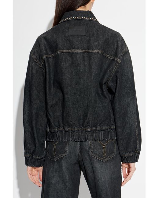 Versace Black Denim Jacket