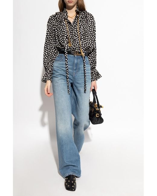 Chloé Blue Wide-Leg Jeans