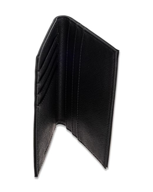 Emporio Armani Black Card Case With App for men