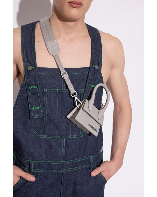 Jacquemus Gray 'le Chiquito' Shoulder Bag for men