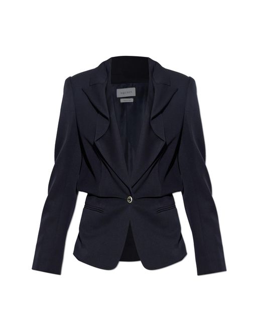 McQueen Blue Wool Blazer