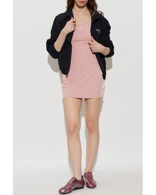 Adidas Originals Pink Dress With Logo