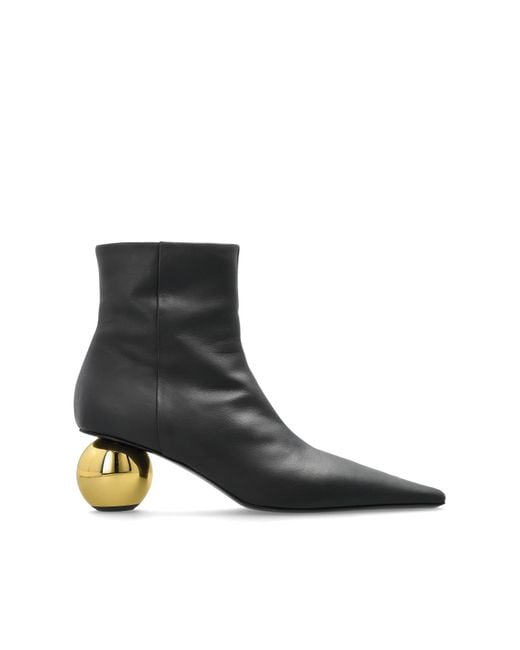 Marni Black Heeled Ankle Boots