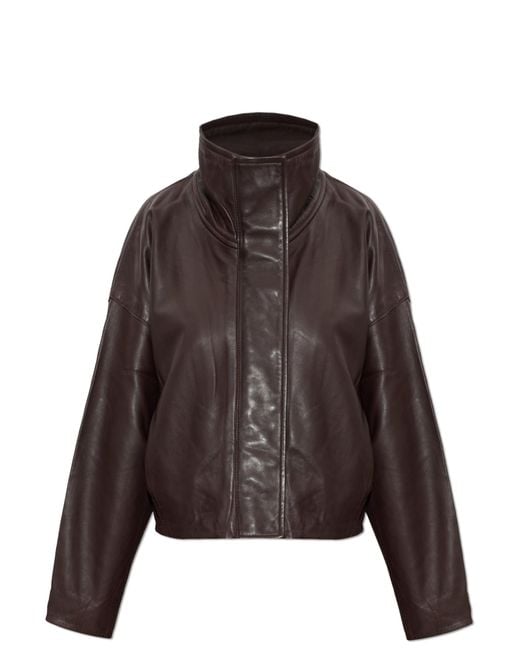 AllSaints Brown 'Ryder' Leather Jacket
