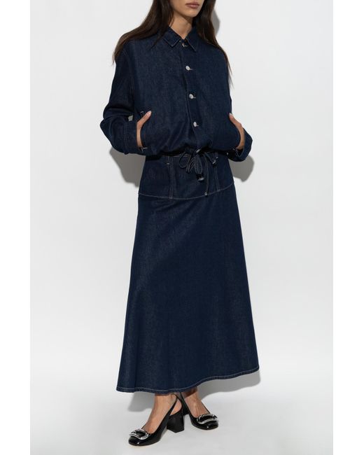 Samsøe & Samsøe Blue Skirt 'Satilly'