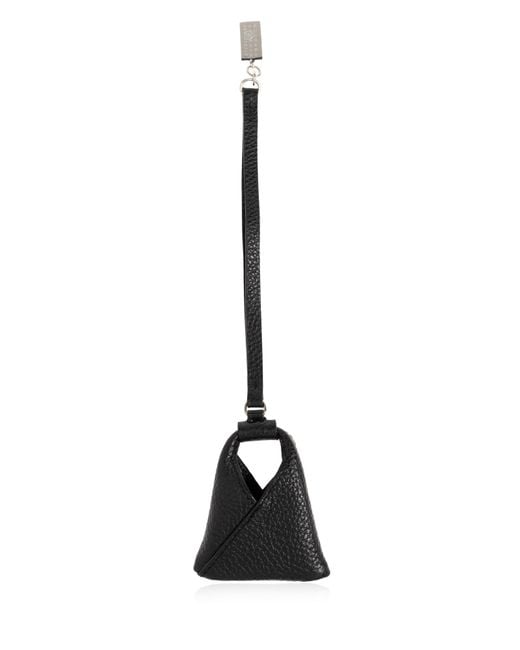 MM6 by Maison Margiela Black Leather Pendant