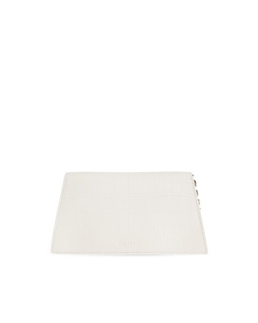 McQueen Gray "Skull Mini" Bag