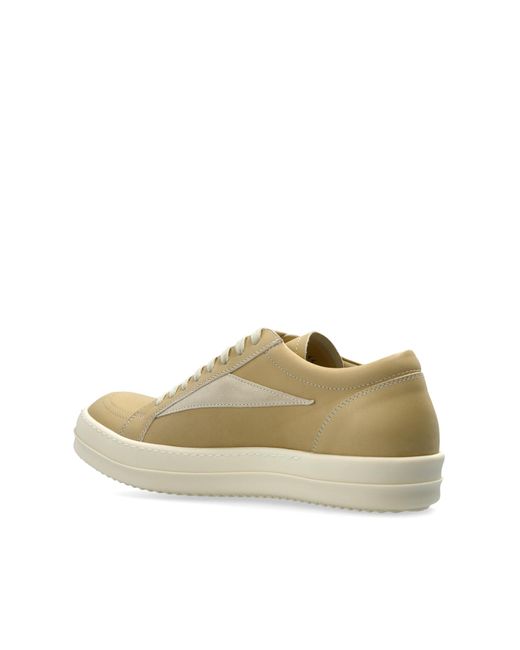 Rick Owens Natural Sports Shoes Vintage Sneaks
