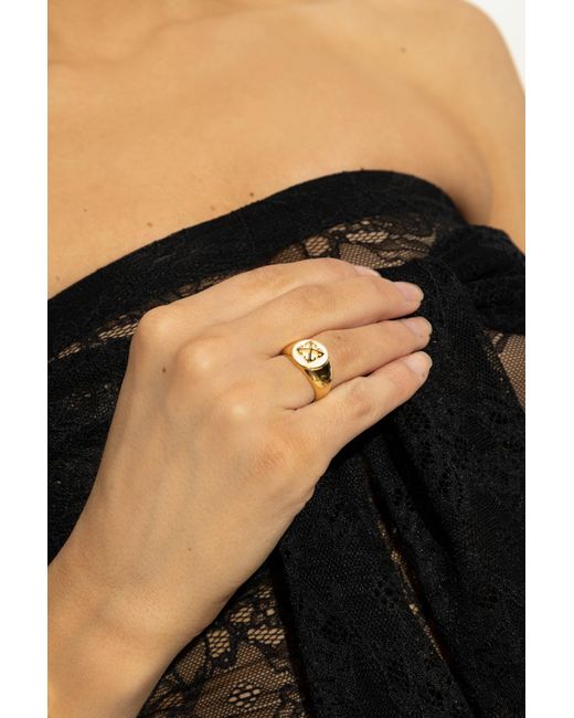 Off-White c/o Virgil Abloh Metallic Brass Ring