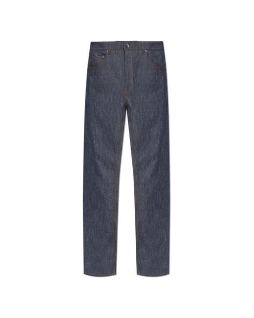 Etro Blue Tapered Leg Jeans for men