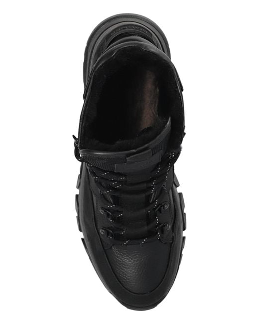 Bogner Black Ankle Boots "Mountain" for men