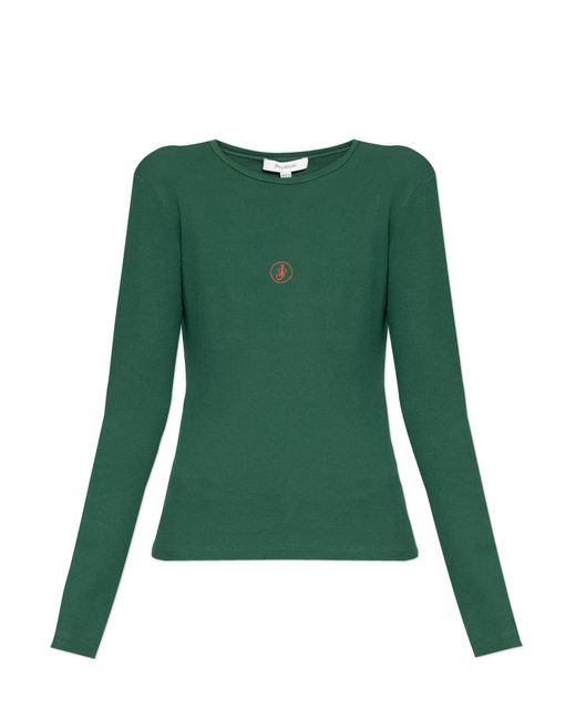J.W. Anderson Green Long-Sleeved Top