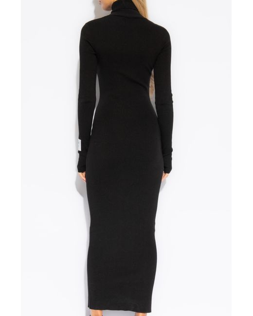 Moschino Black Turtleneck Dress,