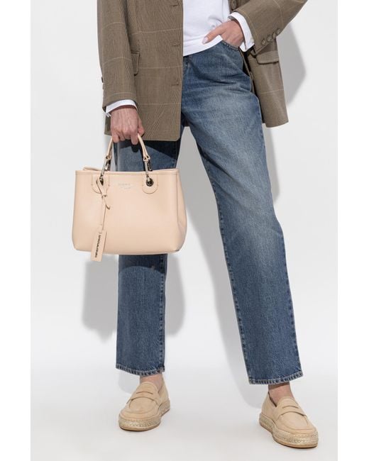 Emporio Armani Natural Handbag