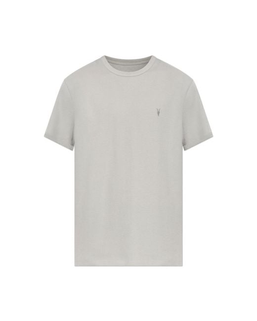 AllSaints Gray T-Shirt "Ellis" for men