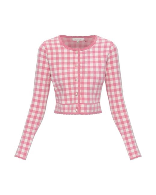 LoveShackFancy Pink Cardigan 'Bridgette'