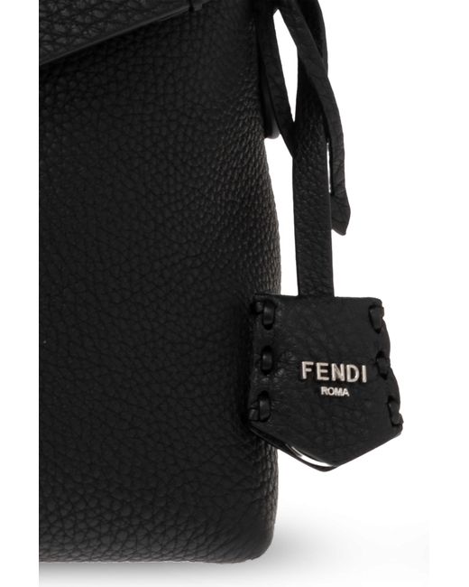 Fendi Black Shoulder Bag By The Way Selleria Medium