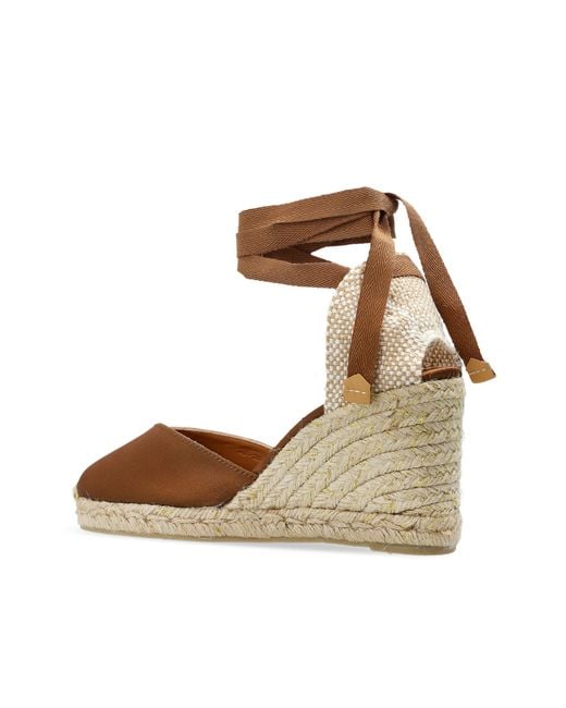 Castaner Metallic Wedge Heel Shoes 'Chiara'