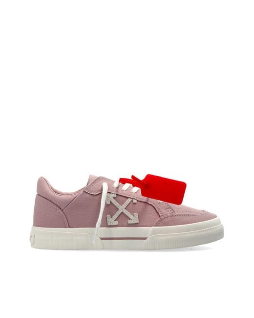 Off-White c/o Virgil Abloh Red 'Vulcanized Low' Sports Shoes