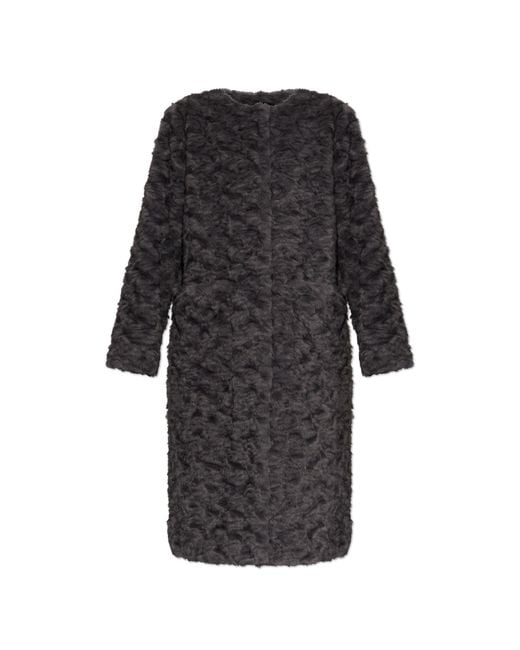 Munthe Black 'Vaina' Coat With Pockets