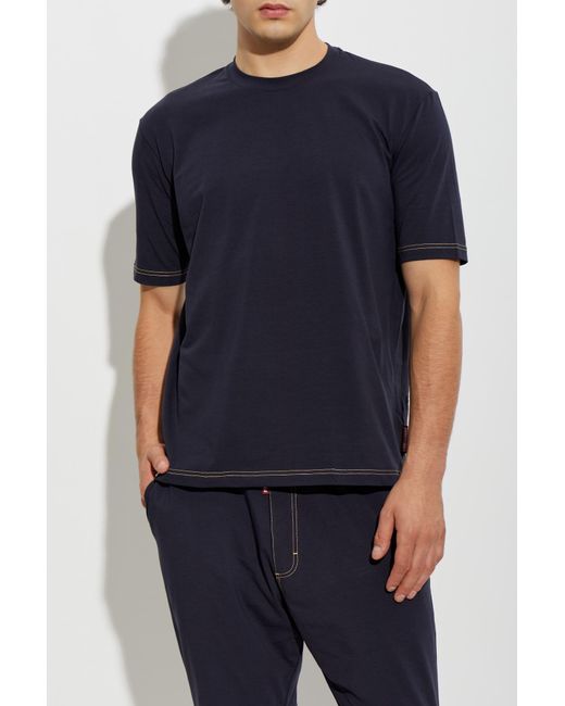 DSquared² Blue T-Shirt From The "Underwear" Line for men