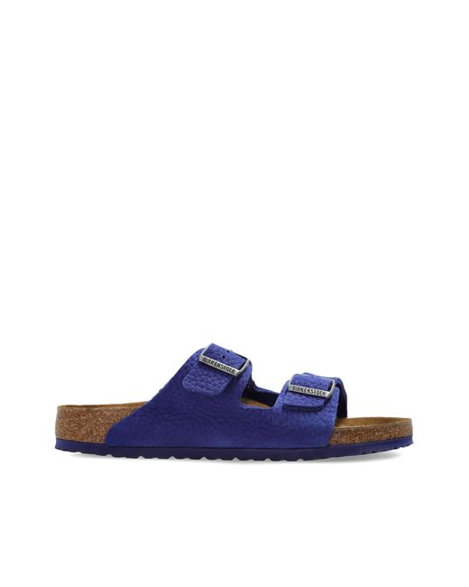 Birkenstock Blue "Arizona Bs" Slides for men
