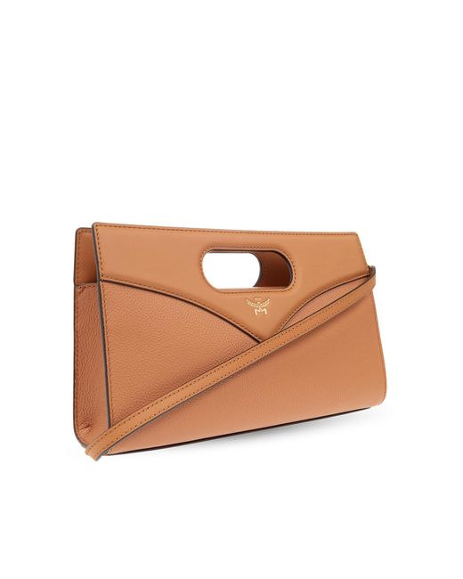 MCM Brown ‘Diamond’ Shoulder Bag
