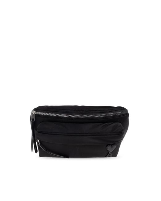 AMI Black Waist Bag