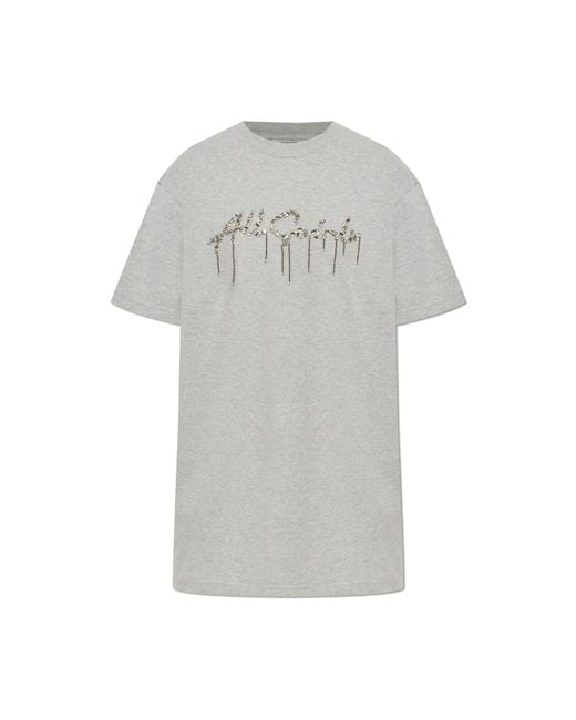 AllSaints Gray T-Shirt "Chains"