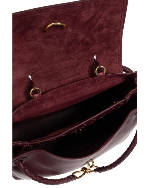 Bottega Veneta Purple Handbag `ciao Ciao`,