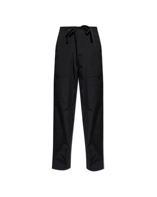 Jil Sander Black 'Cargo' Trousers for men