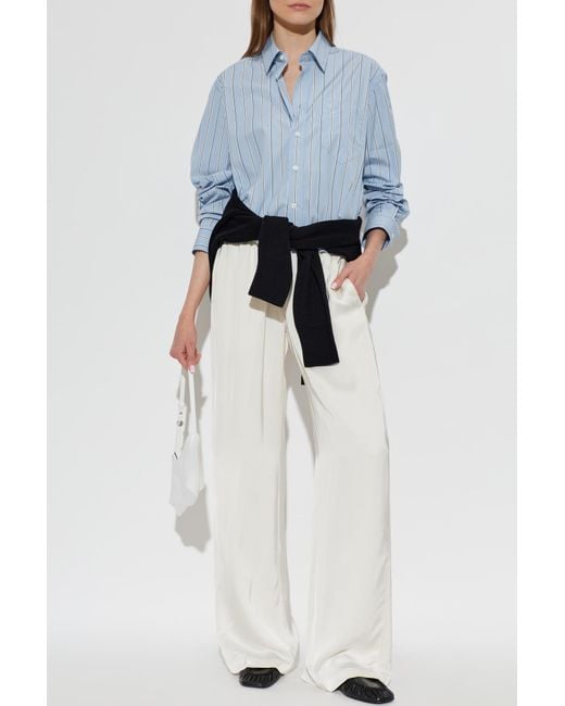 AMI Blue Shirt With Pocket