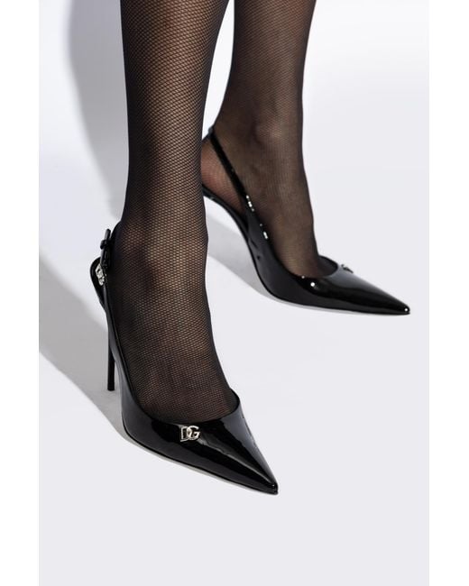 Dolce & Gabbana Black High-heeled Shoes 'lollo',
