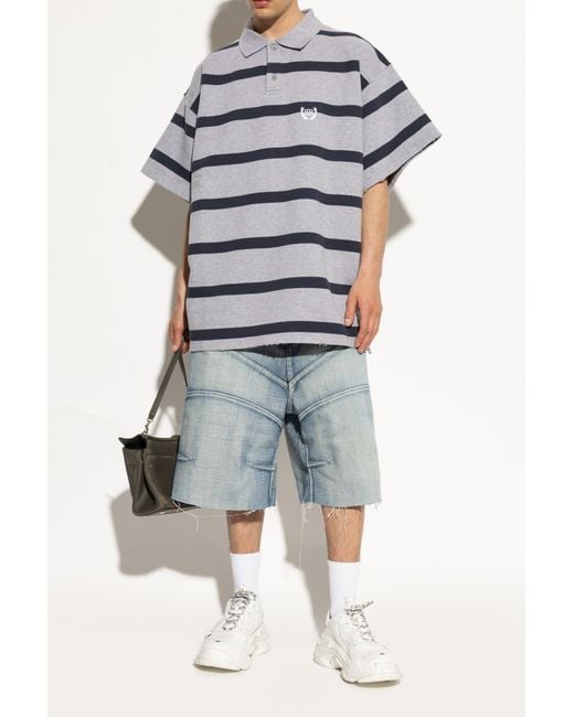 Balenciaga White Sports Shoes 'Triples S' for men