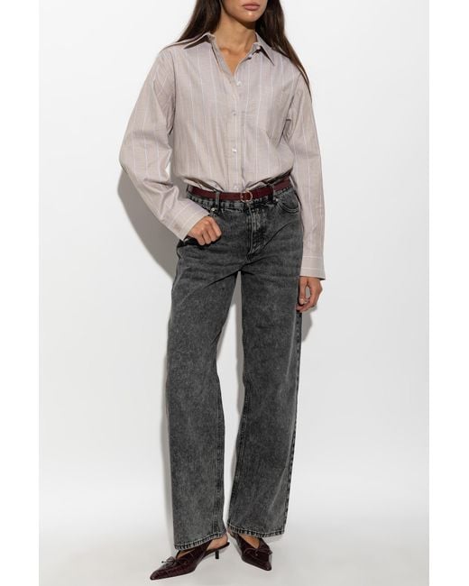 By Malene Birger Natural Cotton Shirt 'Audrey'