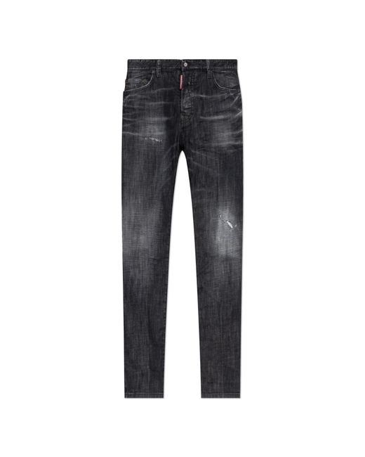 DSquared² Black Jeans "Skater" for men