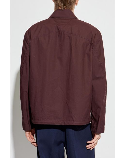 Bottega Veneta Purple Jacket With Pocket for men
