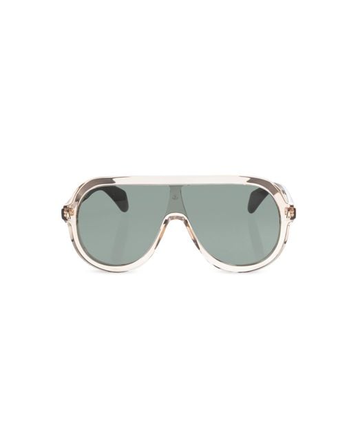 Moncler Natural "Sunsette" Sunglasses