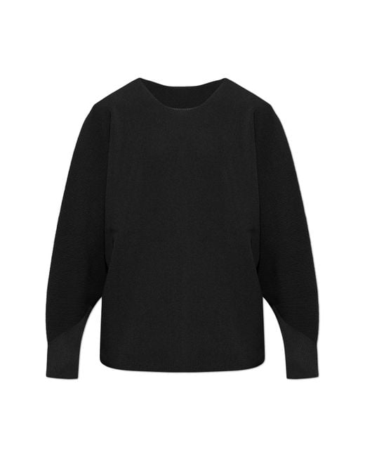 Homme Plissé Issey Miyake Black Loose-Fit Sweater for men