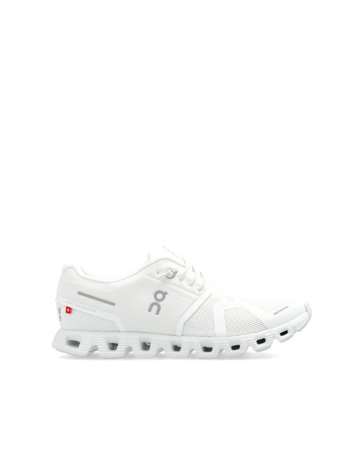 On Shoes White Running Shoes 'Cloud 5'