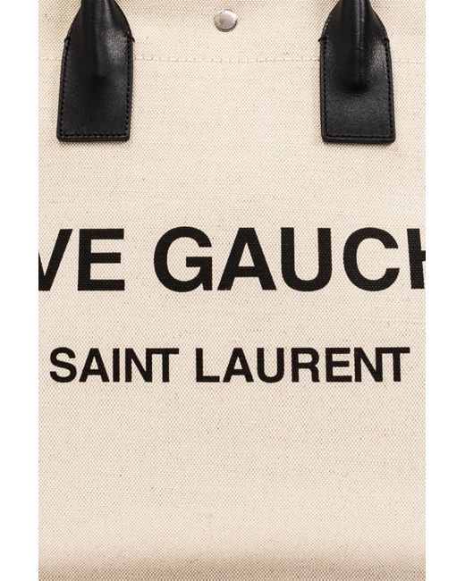 Saint Laurent Natural 'rive Gauche Large' Shopper Bag, for men